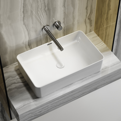 Раковина Ceramica Nova ELEMENT 61 см CN6065 накладная цвет белый - фото 3